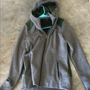 Athleta Green Zip Up